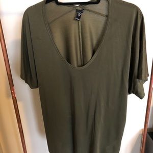 Olive green T-shirt